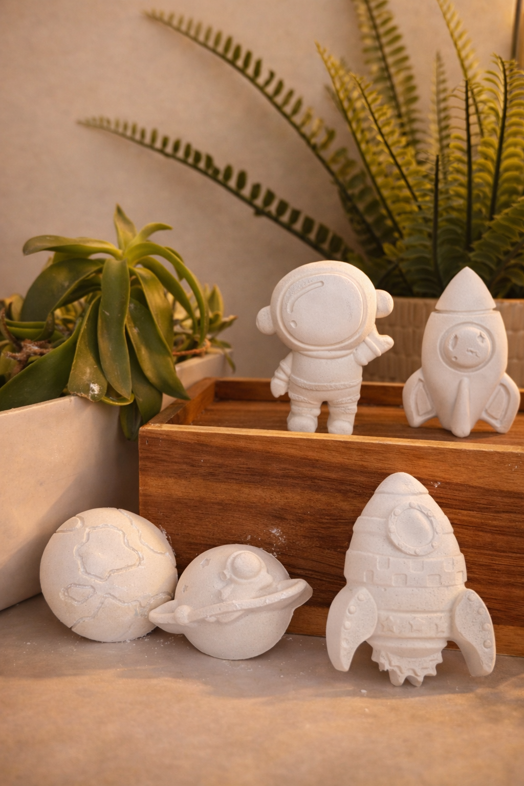 Kit de Yeso para pintar de Astronautas